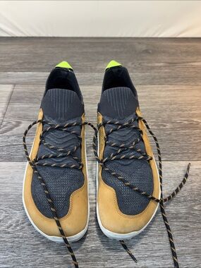 Vivo Barefoot Black Knit & Tan Athletic Sneakers woman’s 39 (h48)